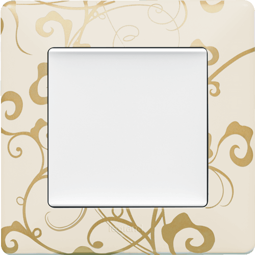 Рамка Legrand Valena Life Ампир бежевый 1-постовая 754111