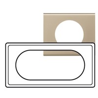 Рамка Legrand Celiane Металл Никель велюр 4/5-модульная 069115