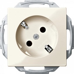Механизм розетки Merten M-серия бежевый SCHUKO 45° MTN2370-0344
