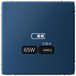 Зарядное устройство USB-C, 65Вт (Аквамарин) Schneider Electric Systeme Art Gallery GAL001127