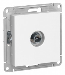 TV Розетка Schneider Electric Atlasdesign Белый оконечная 1DB, механизм ATN000191