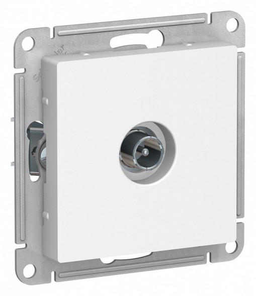 TV Розетка Schneider Electric Atlasdesign Белый оконечная 1DB, механизм ATN000191