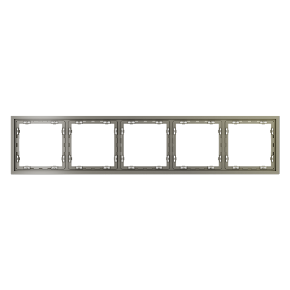 Рамка пластиковая VOLTUM S70 на 5 постов, (шелк)