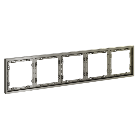 Рамка пластиковая VOLTUM S70 на 5 постов, (шелк)