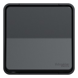 Одноклавишный переключатель Schneider Electric IP55 накладной монтаж Mureva Styl Антрацит MUR35021