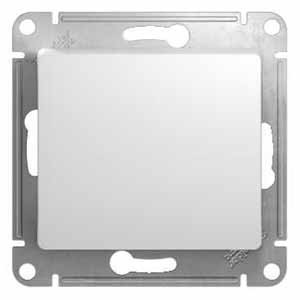 1-клавишный Выключатель, сх.1, 10АХ, механизм Schneider Electric Glossa Белый GSL000111