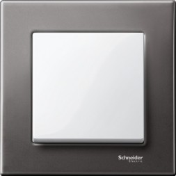 Рамка Merten M-Elegance Серый родий 1 пост MTN403114