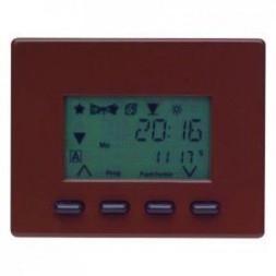Таймер Berker Arsys коричневый с блеском RolloТec "Комфорт" с дисплеем 17740001
