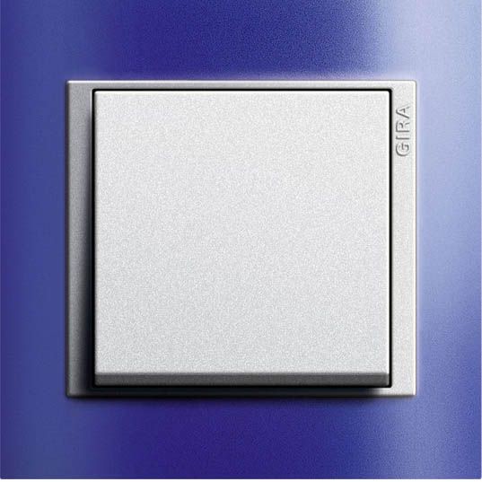 Рамка Gira Event Синий / Алюминий 1 пост 021193