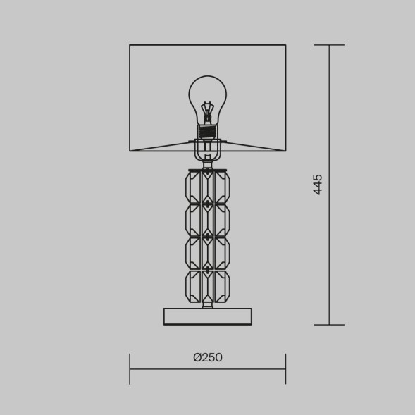 Настольный светильник Maytoni DIA008TL-01CH