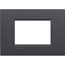 Рамка Bticino LivingLight Air Антрацит 3 модуля LNC4803AR