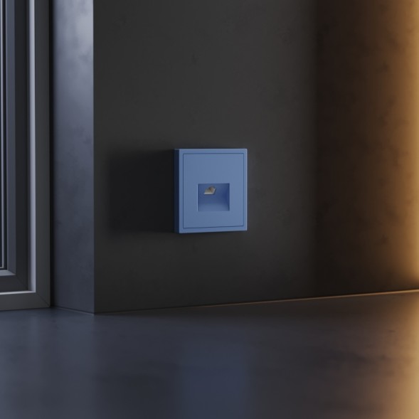 Накладка для розетки компьютерной RJ45 кат.6, S70 (деним)