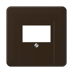 Крышка Jung CD серия коричневая для ТАЕ-розетки, моно/стерео-аудиорозетки CD569TBR
