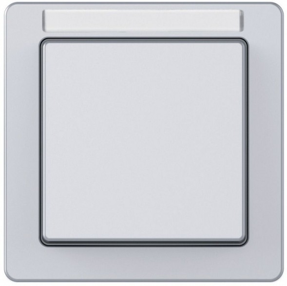 Рамка Berker Q.1 Алюминиевый с эффектом бархата, с полем для надписей 1 пост 10116014