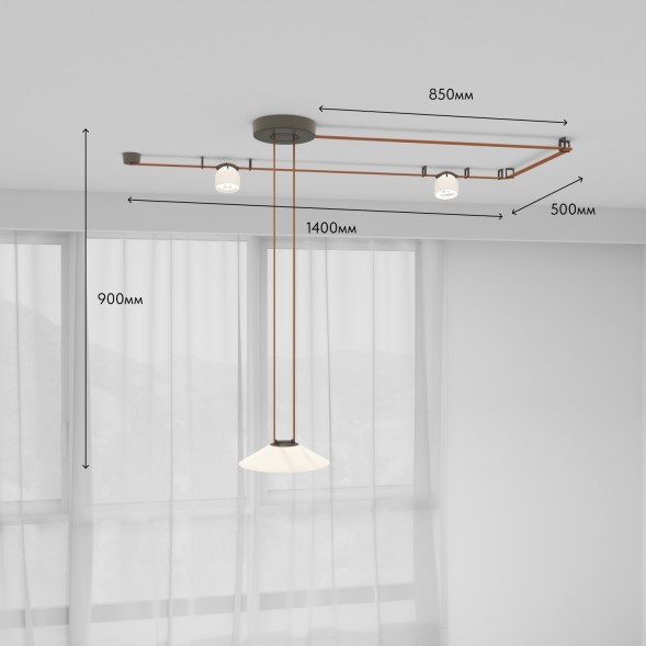 Комплект ременной трековой системы Belty DK55SET02-01-BR