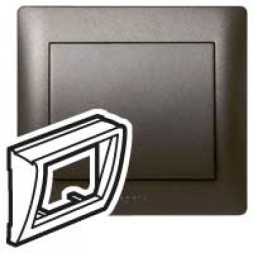 Лицевая панель Legrand Galea Life алюминий для розетки VDI кат.5е 771358