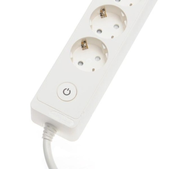 Удлинитель Schneider Electric 3 розетки 2К+З, кабель 3м белый ST9433WP