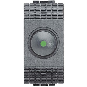 Светорегулятор Bticino Living Light Антрацит для резистивных нагрузок, 500 Вт L4402N
