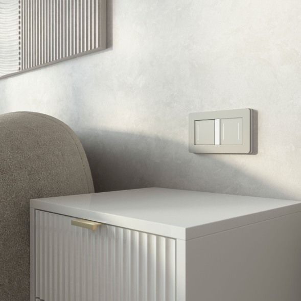 Сенсорный выключатель одноклавишный с подсветкой (дымчатый) Werkel W4512014