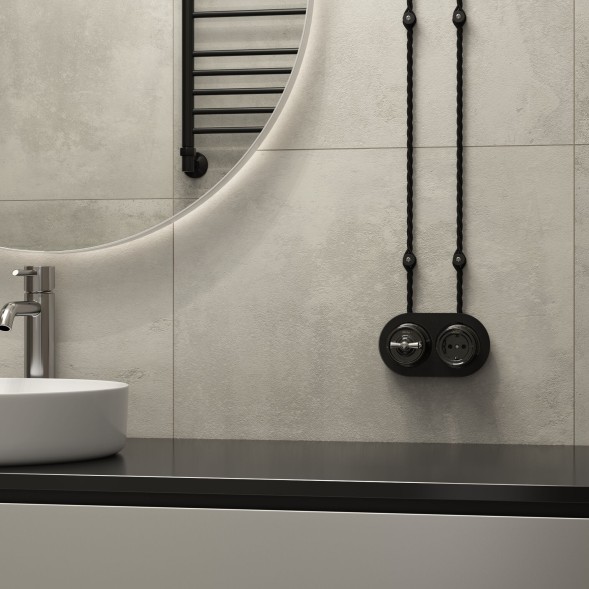 Изоляторы 100 шт черный матовый Vintage Werkel W6433408