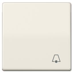 Клавиша Jung AS 500 слоновая кость с символом &quot;звонок&quot; AS591K