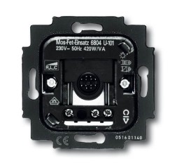 Механизм датчика движения ABB Busch-Wachter 180 UP с МОП-транзистором для ламп накаливания и НВГЛ 60-420 Вт 2CKA006800A2219 6804 U-101-500