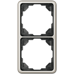 Рамка Jung CD 500 Платина 2 поста CD582PT