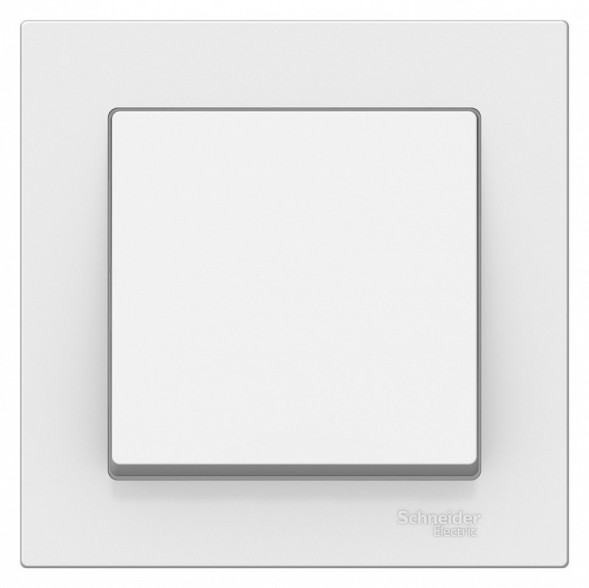 Одноклавишный выключатель Schneider Electric Atlasdesign Белый сх.1, 10АХ, в сборе ATN000112