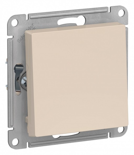 Выключатель Schneider Electric Atlasdesign Бежевый с самовозвратом, сх.1, 10АХ, механизм ATN000215