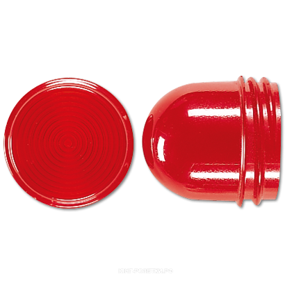 Колпачок Jung красный высокий для ламп до 54 мм 37R