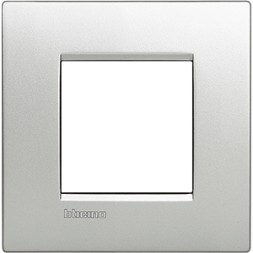 Рамка Bticino LivingLight Air Алюминий 1 модуль LNC4802TE