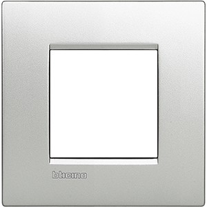 Рамка Bticino LivingLight Air Алюминий 1 модуль LNC4802TE