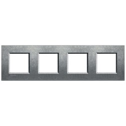 Рамка Bticino LivingLight Квадрат Исконный 2+2+2+2 модуля LNA4802M4NA