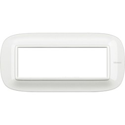 Рамка Bticino Axolute Овал Белый 6 модулей HB4806HD