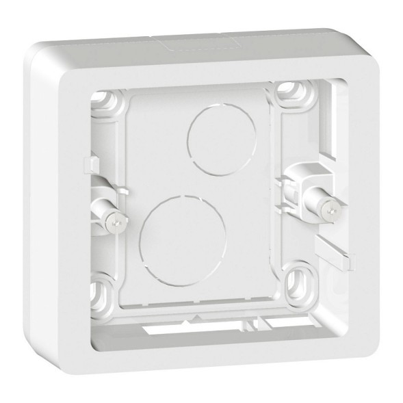 Коробка накладная Legrand 2 модуля белый 080241