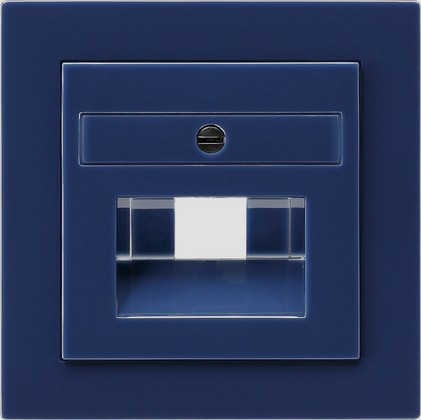 Накладка Gira S-color 50*50 мм для розеток UAE/IAE Синий 027046