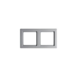 Рамка Berker Q.1 Алюминий с эффектом бархата, 2 поста 10126084