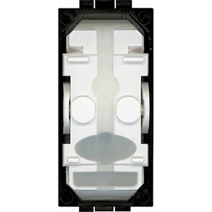 Переключатель Bticino Living Light Антрацит с автоматическими клеммами, размер 1 модуль, без клавиши LN4003A