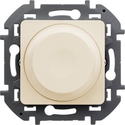 Светорегулятор поворотный без нейтрали 300Вт Слоновая кость Legrand INSPIRIA 673791