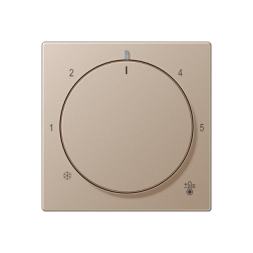 Крышка для термостата Jung AS 500 шампань A1749BFCH