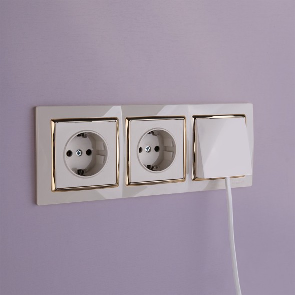 Вывод кабеля (слоновая кость) Werkel W1150203