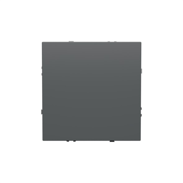 Выключатель встраиваемый VOLTUM S70 одноклавишный 10А, (титан)