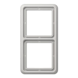 Рамка Jung CD 500 Светло-серый 2 поста CD582LG
