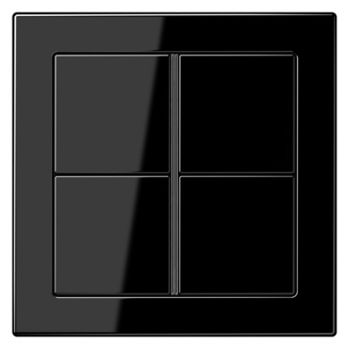 Рамка Jung FD Design Черный 1-постовая FD981SW