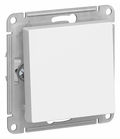 Одноклавишный выключатель Schneider Electric Atlasdesign Белый сх.1, 10АХ, механизм ATN000111