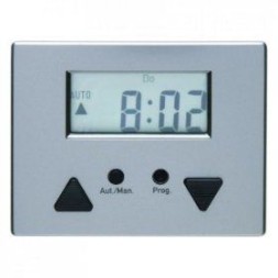 Таймер Berker Arsys стальной лак RolloTec "Easy" с дисплеем 17629004