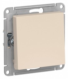 Одноклавишный выключатель Schneider Electric Atlasdesign Бежевый сх.1, 10АХ, механизм ATN000211