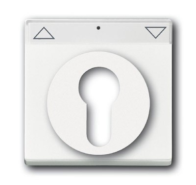 Плата центральная (накладка) ABB Future davos/альпийский белый для механизма выключателя жалюзи с зам. 2712/2713 USL-101 2722/2723 USL-101 и 2733 USL-101 с полем дл надписи 2CKA001710A3175 1755 SL/PZ-84-101