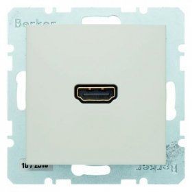 Розетка HDMI Berker S.1 белый 3315428982