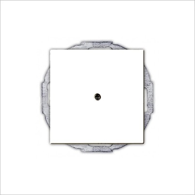 Вывод кабельный ABB Basic 55 альпийский белый для проводов и кабелей диаметром до 10.3 мм 2CKA001710A3772 2527-94-507